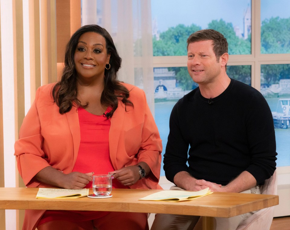 Alison usually hosts with Dermot O'Leary