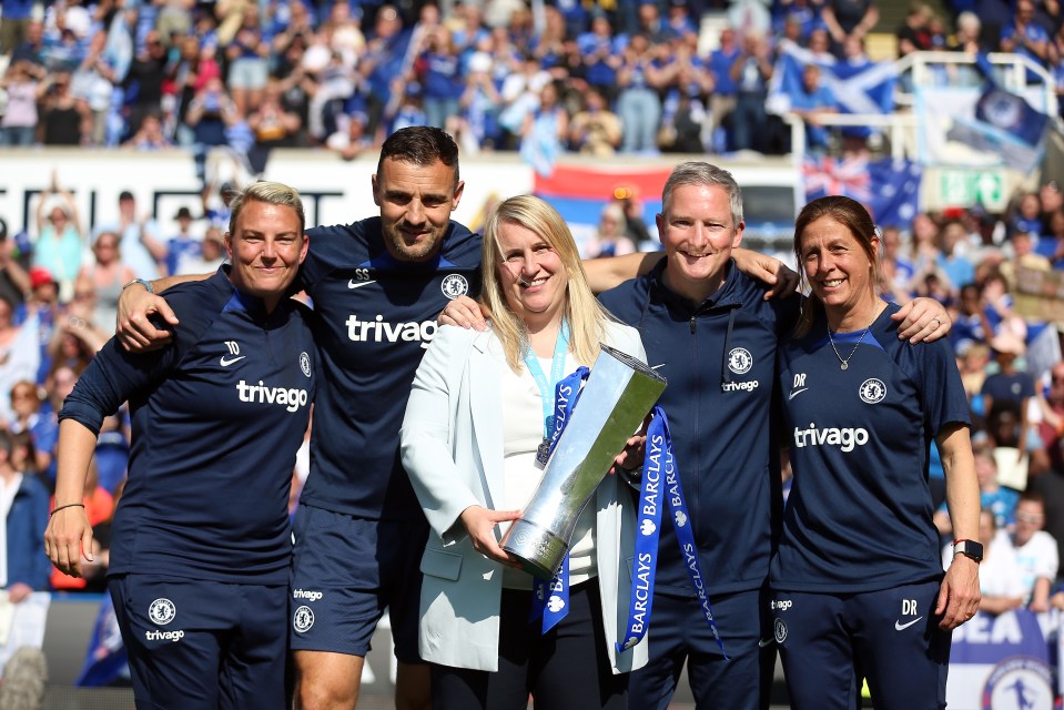 Hayes described Chelsea's triumph as a victory for her backroom staff as well as her team but said she was sad to see Kelly Chambers' side relegated