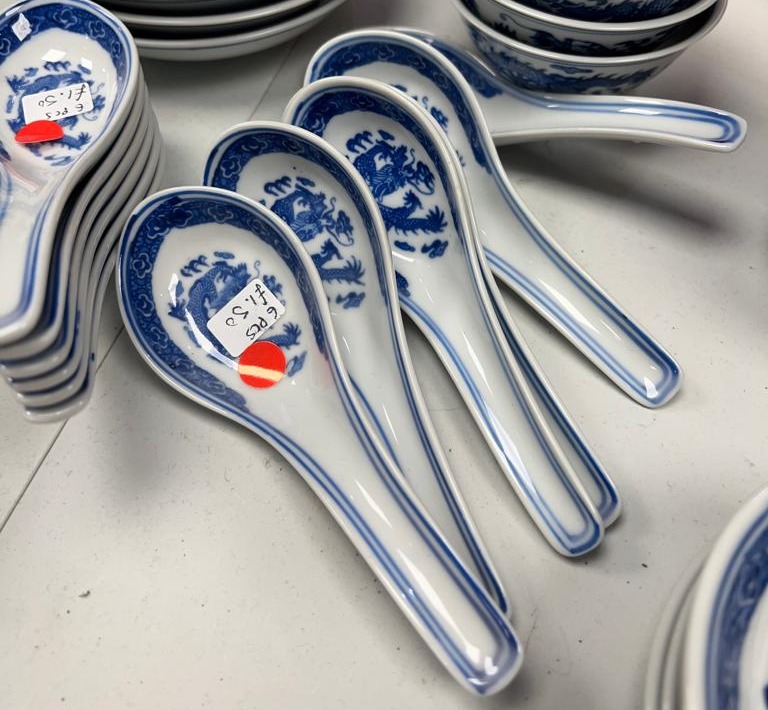 One of the items I picked up was a set of china spoons