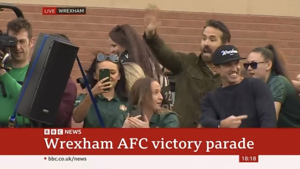 The BBC live-streamed the promotion party