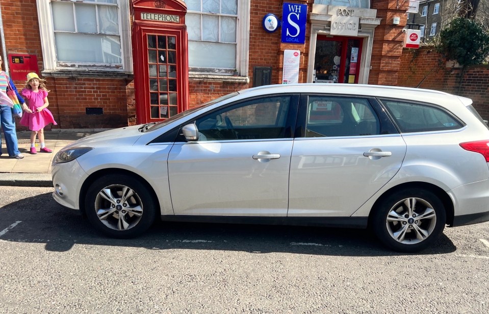 Matthew was fined £65 by the council because the shadow of his car was in a disabled spot