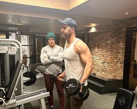 Don also trains Ryan Reynolds (pictured together) to get into superhero shape