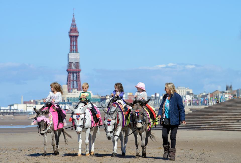 Kids will adore Blackpool's miles of sand