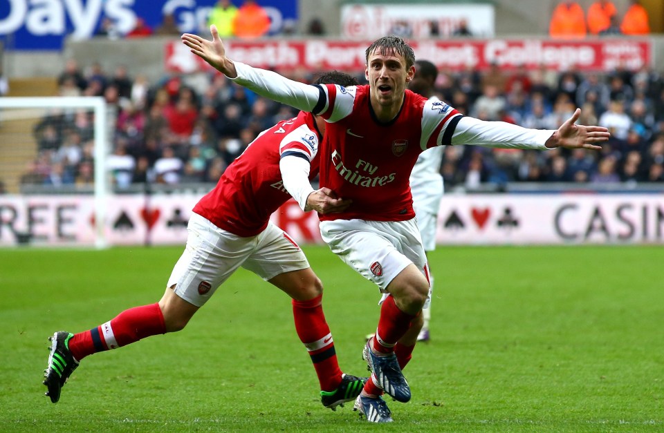 Arsenal also signed Nacho Monreal from Malaga in 2013