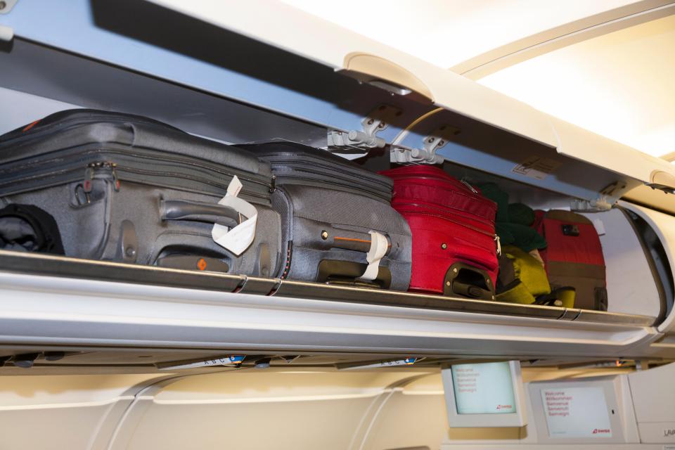 Even if you have paid for hand luggage, that doesn't guarantee you space above you