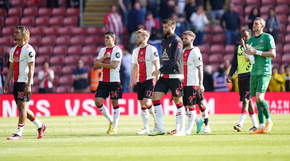 Southampton were relegated following a loss to Fulham at St Mary's on Saturday