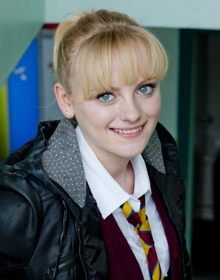 Katie started out on BBC drama Waterloo Road in 2011