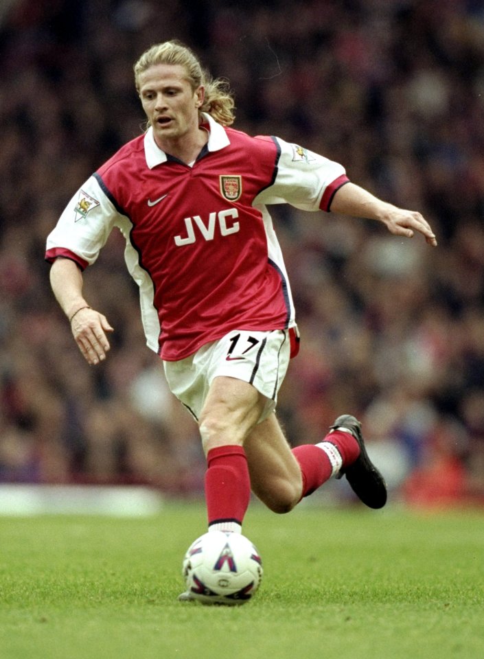 Emmanuel Petit won the Premier League and FA Cup as an Arsenal player