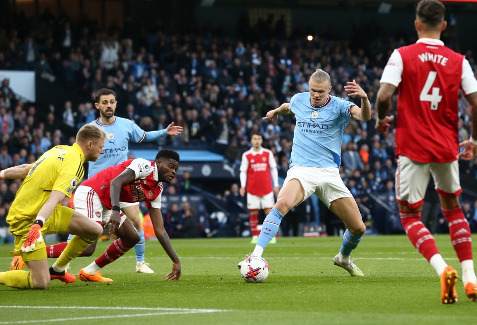 Manchester City hit Arsenal for four in what many dubbed the title decider