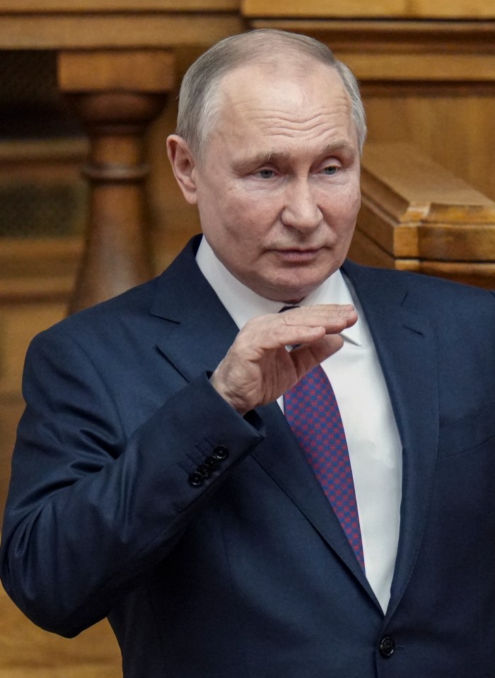 Putin is often referred to as the 'grandfather' in ­Russia — or as 'Bunker grandfather' by critics