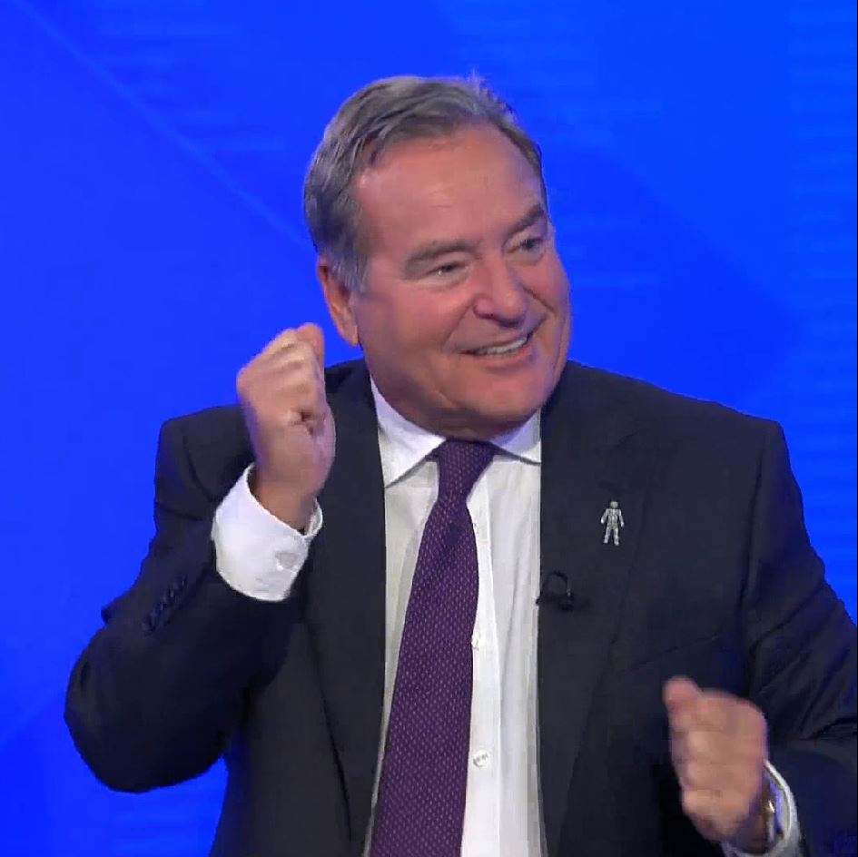 Jeff Stelling celebrated a Hartlepool goal for the final time as Soccer Saturday host