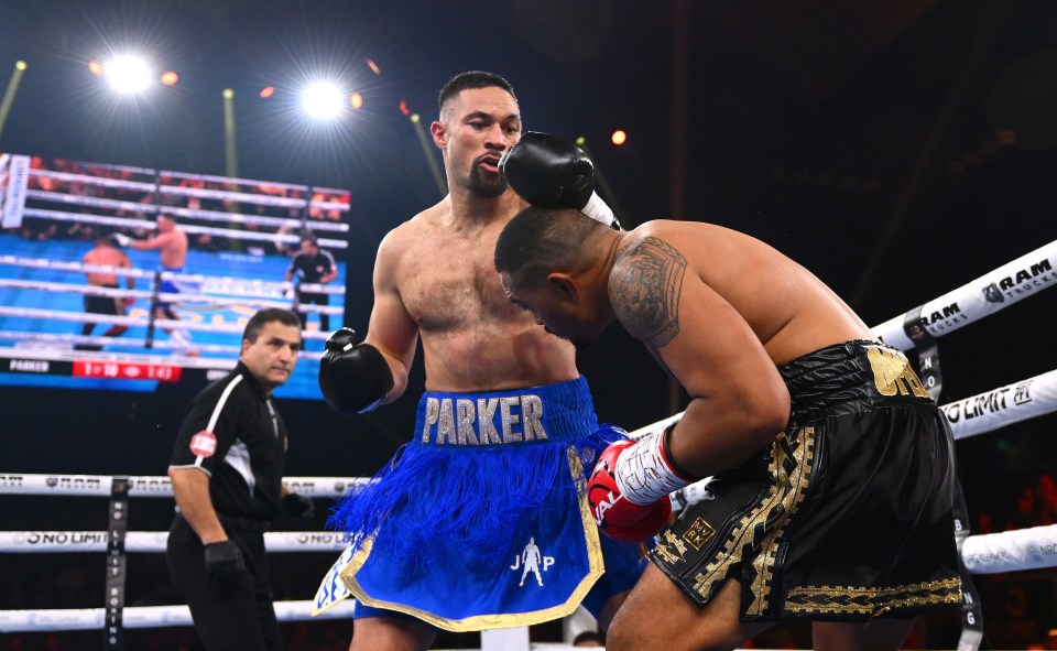 Parker put on an outrageous display in front of his training partner