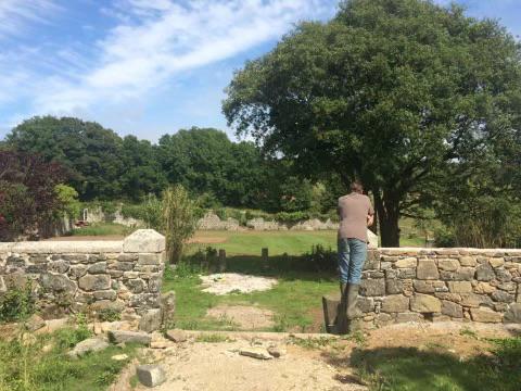 The picturesque house was once the most expensive in Cornwall but even the entrance pillars were knocked down