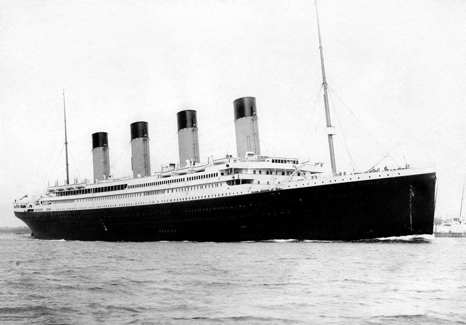 The Titanic sank on April 15, 1912, with the loss of 1,517 lives after sailing into an iceberg