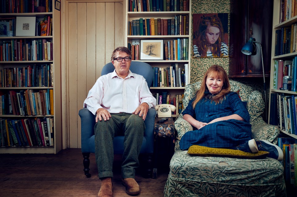 The home of Gogglebox's Mary Killen and Giles Wood is filled with charity shop nicknacks