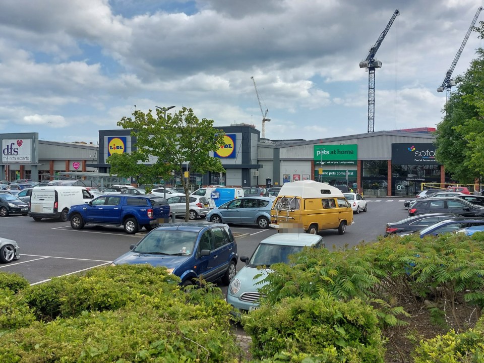 There is a DFS and a Lidl at the retail park