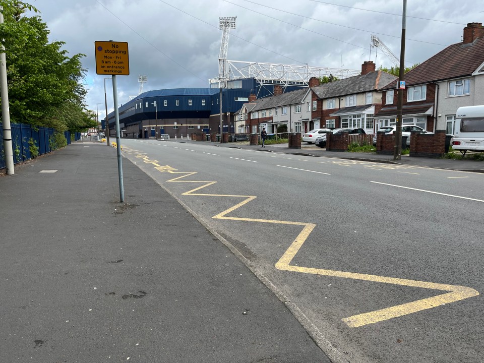 Parking is a nightmare on match days