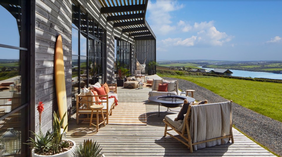 The home has views of the Camel Estuary