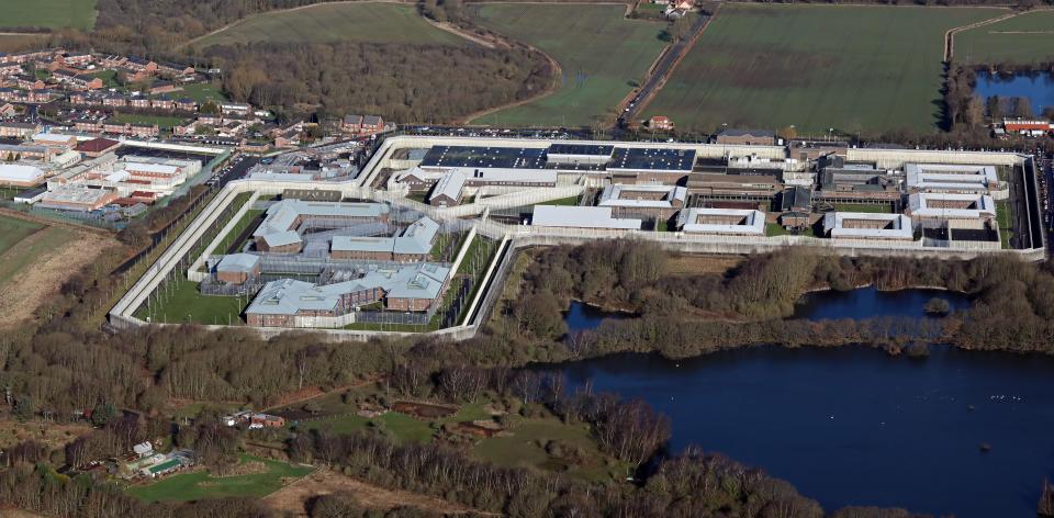 Huntley is locked up at HMP Frankland, Co Durham