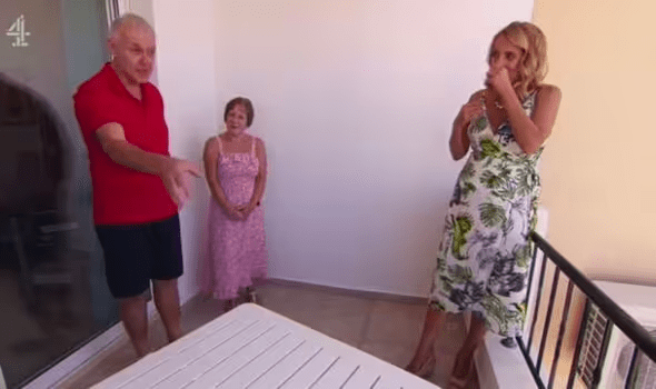 Jasmine Harman managed to reduce the couple looking for a property to tears