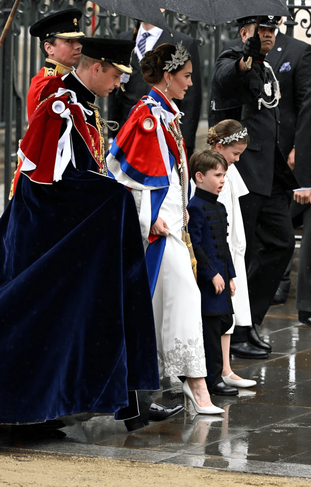 The Princess of Wales stunned at Westminster Abbey in an ivory Alexander McQueen dressed, and daughter Princess Charlotte matched