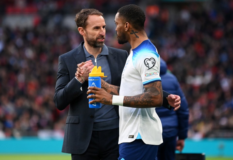 Gareth Southgate gave Ivan Toney his England debut in March