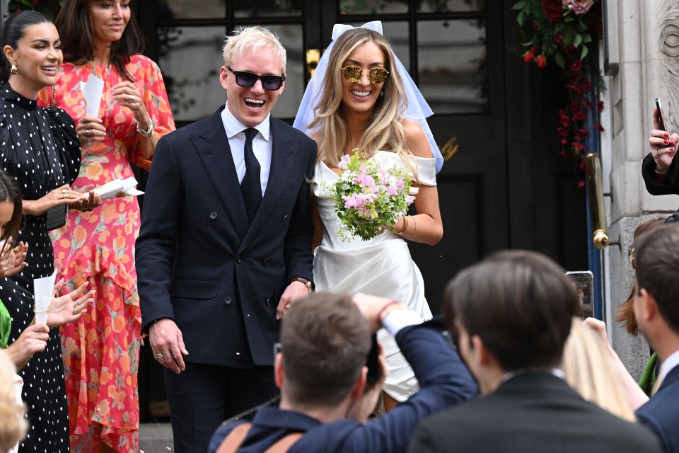 Jamie and Sophie enjoyed their first wedding in London in April