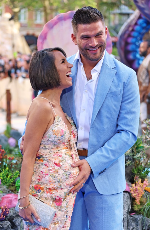 Proud parents-to-be Janette Manrara and husband Aljaz Skorjanec showed off her bump