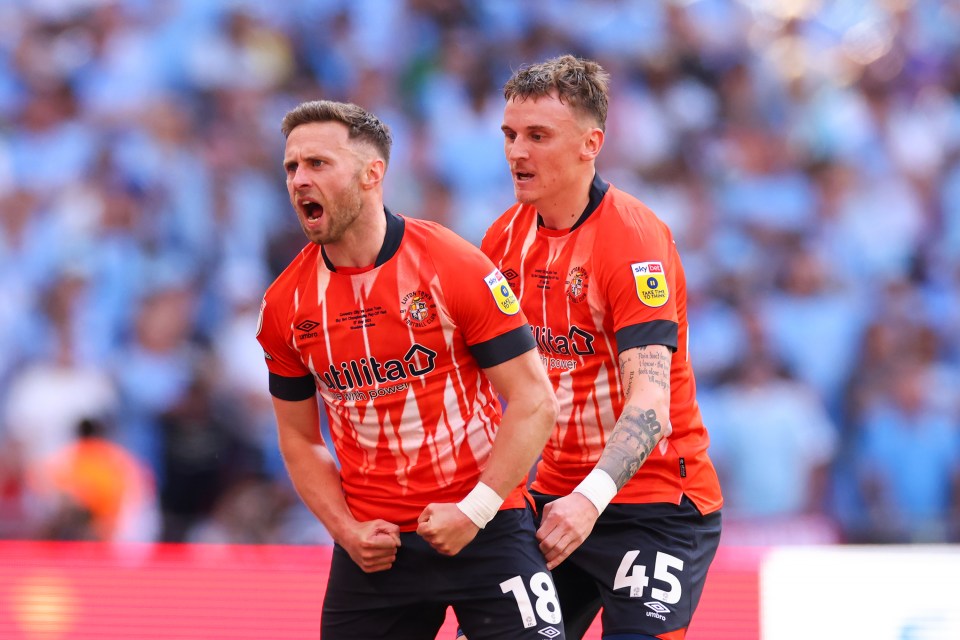 Jordan Clark opened the scoring for Luton