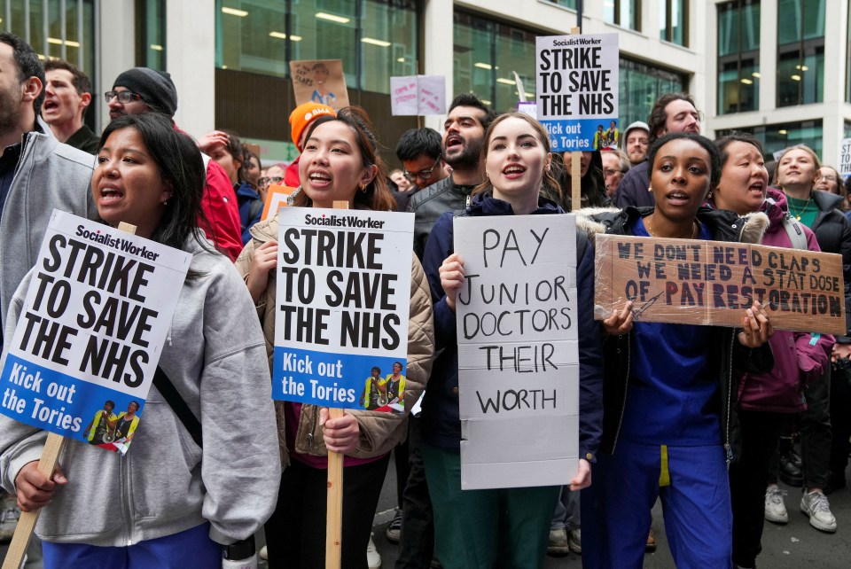 Junior doctors will strike again for three days in June