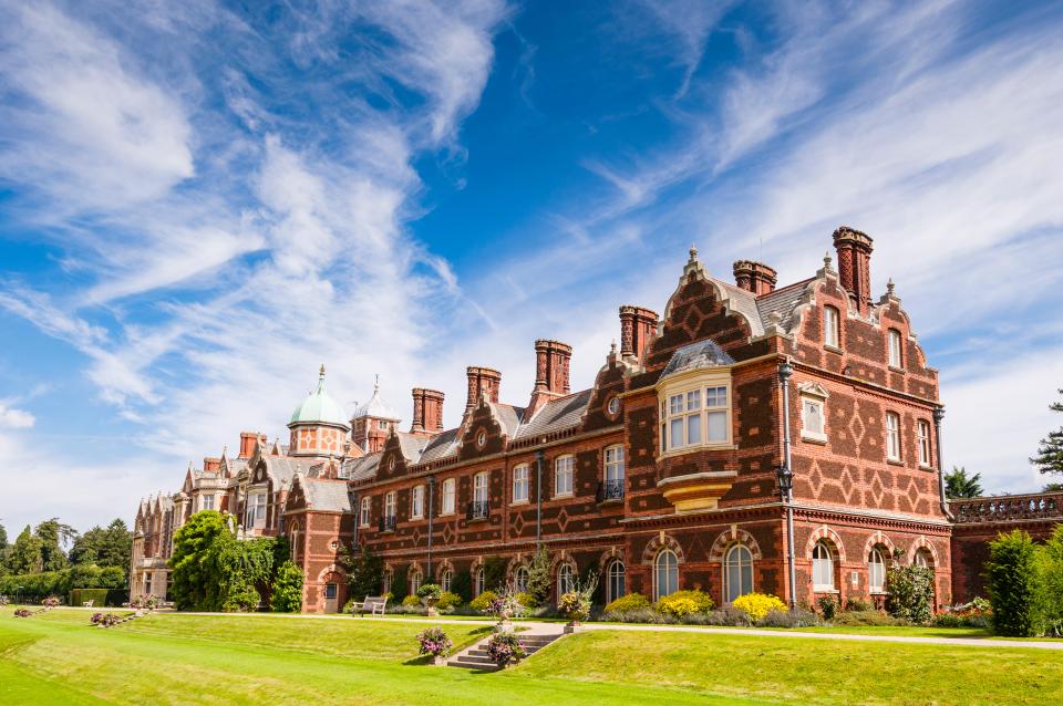 Sandringham House at Sandringham Estate in Norfolk