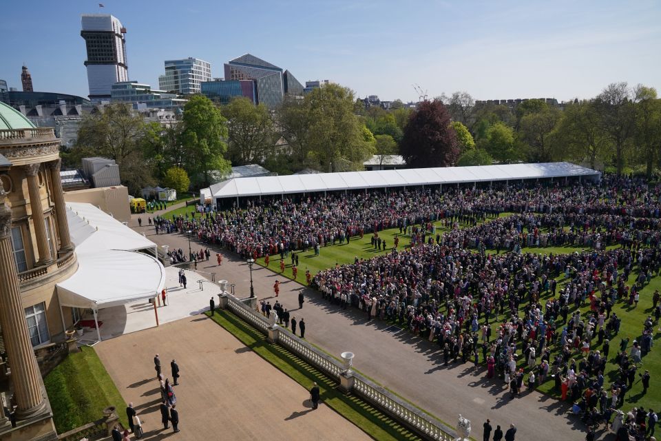 The event comes less than 24 hours since a man was arrested outside the palace gates