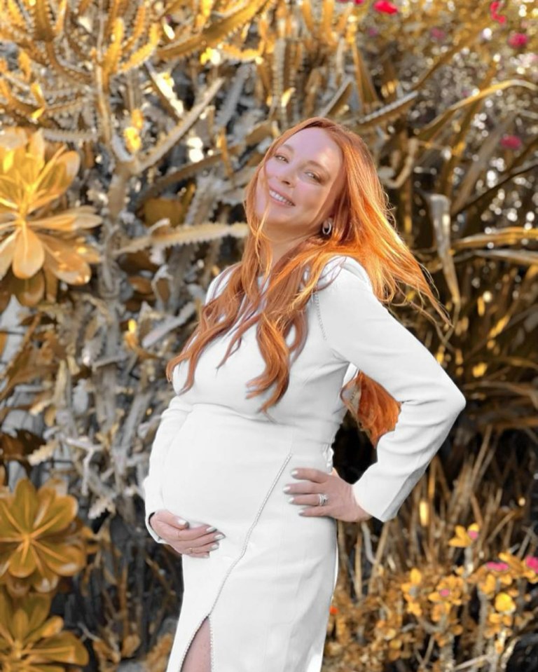 Lindsay is pregnant with her first child