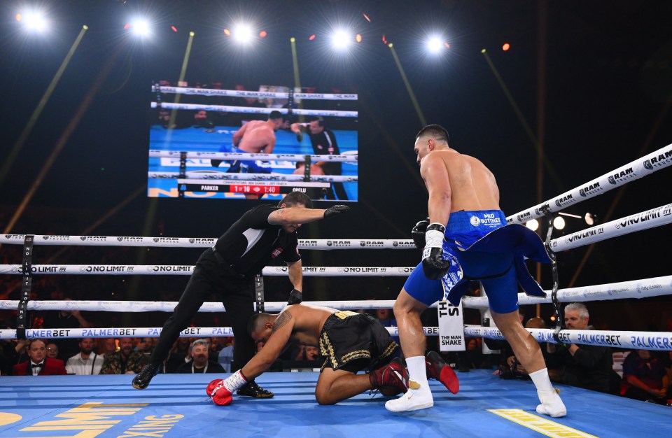 Joseph Parker needed just 89 seconds to knockout Faiga Opelu