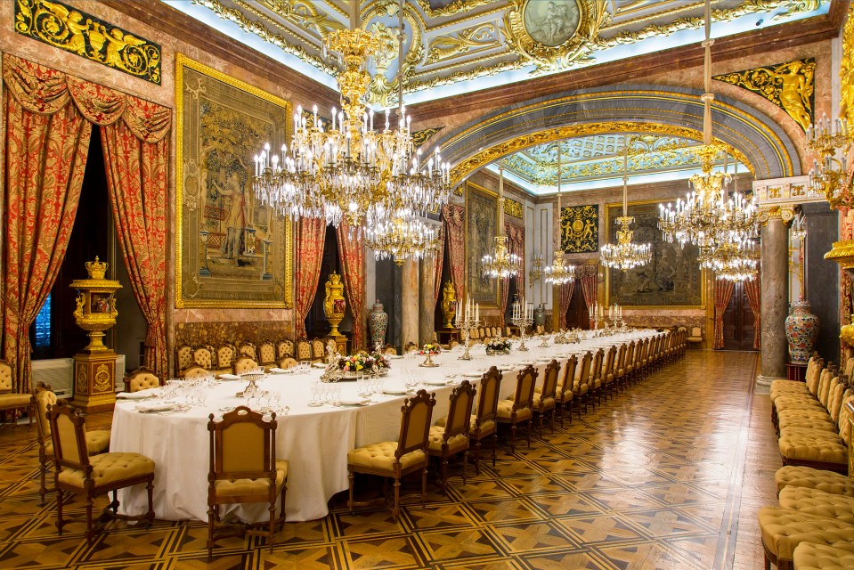 The Palace's stunning Dining room