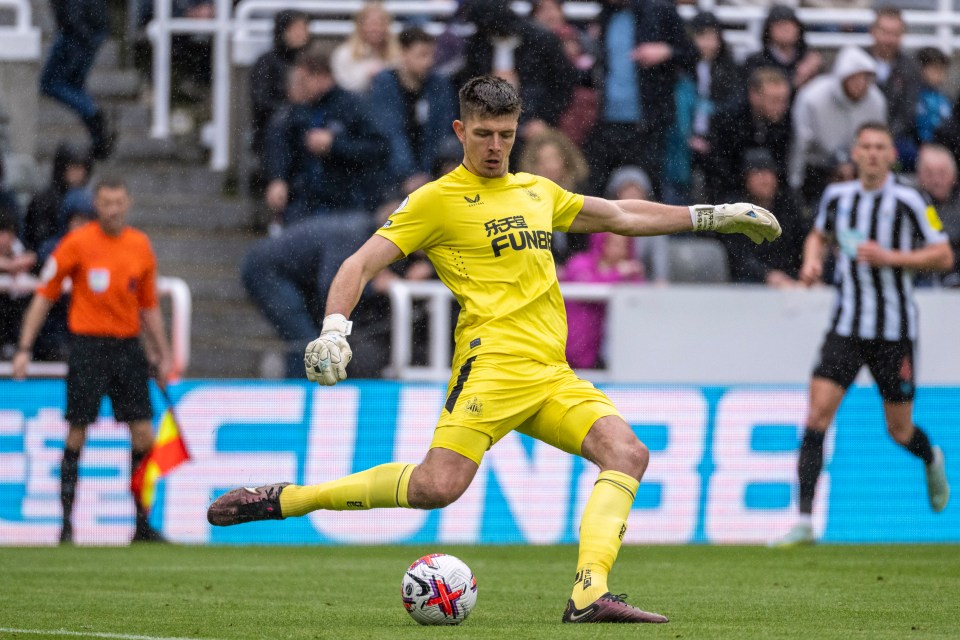 Nick Pope averages a staggering 36.8 seconds per goal kick