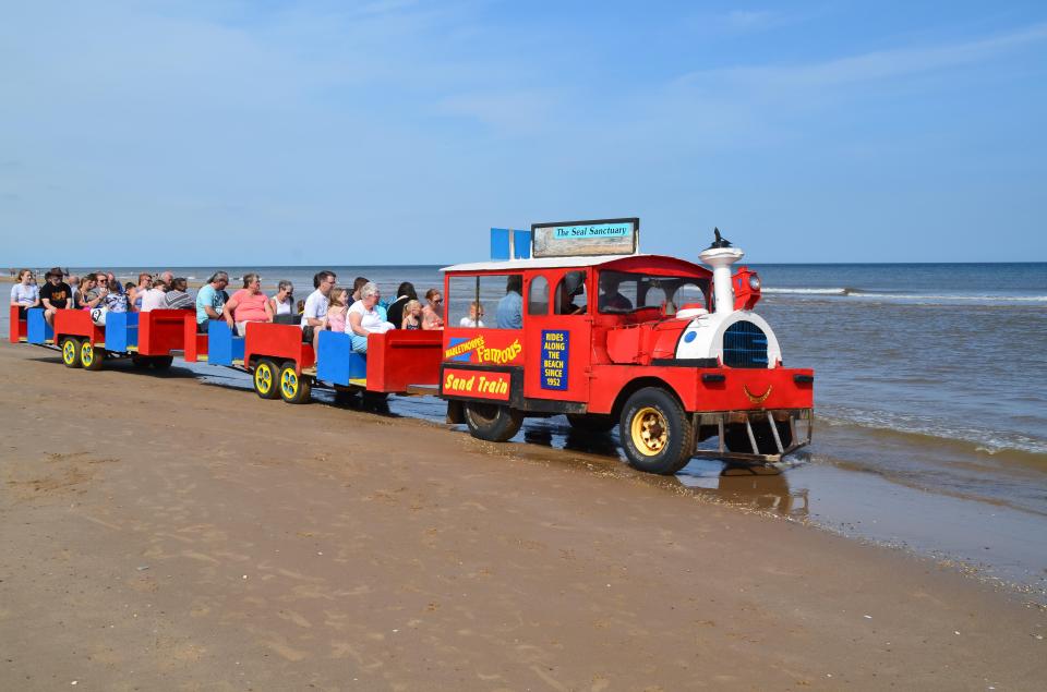 Mablethorpe has a glorious Blue Flag beach that slopes gently down to the North Sea, flanked by grassy dunes