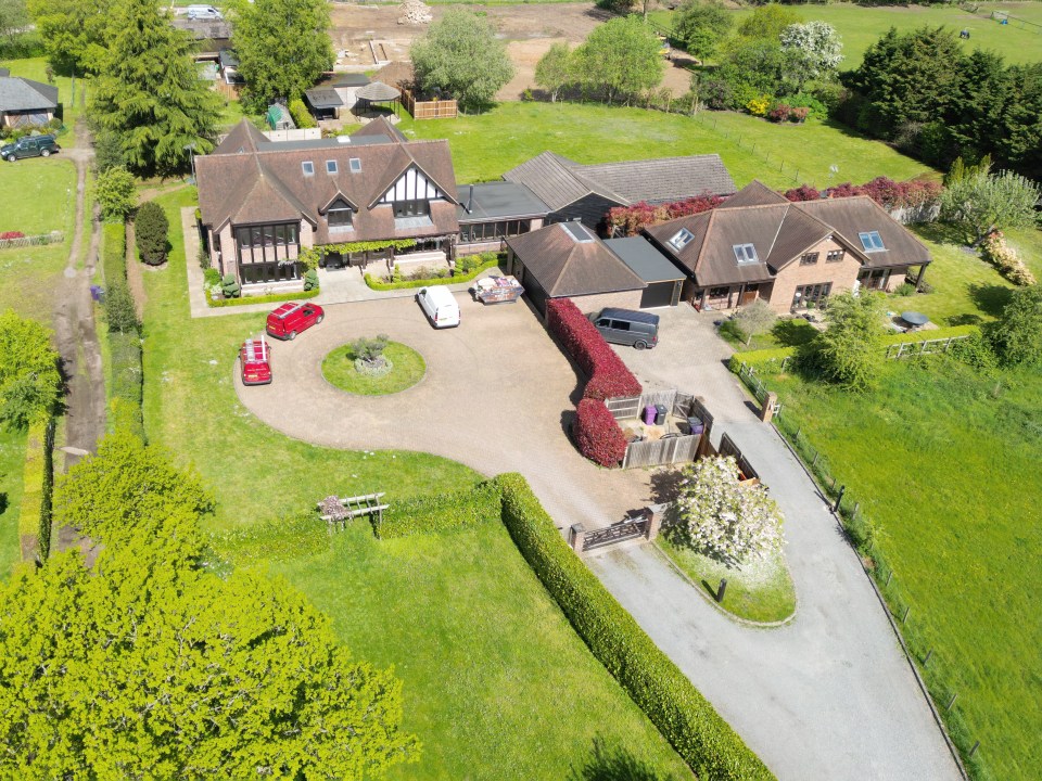 The five-bedroom home in Herts is near Spurs’ training ground where Jermain coaches at the academy