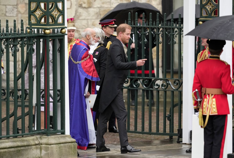 Prince Harry made a fleeting visit to the UK for his father’s coronation