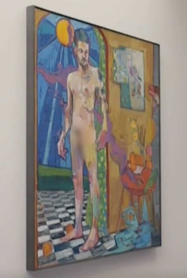 She was greeted by an X-rated painting of homeowner Scott