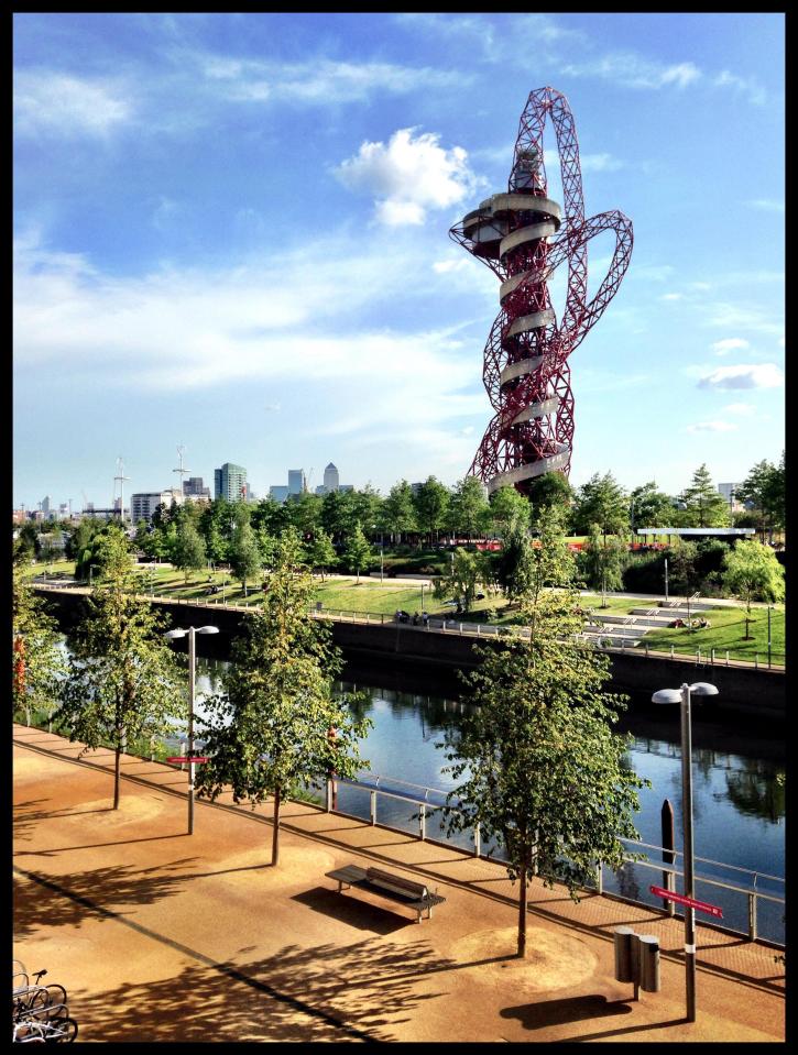 Explore rock pools, a treehouse and sand pits at Tumbling Bay Playground near the ArcellorMittal Orbit