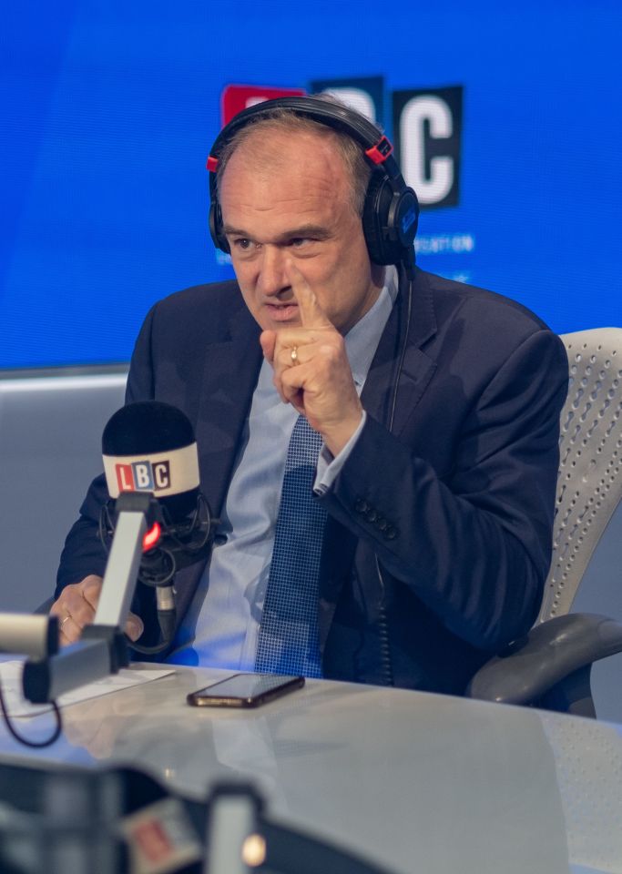 Sir Ed Davey said it was possible for a woman to have male genitalia