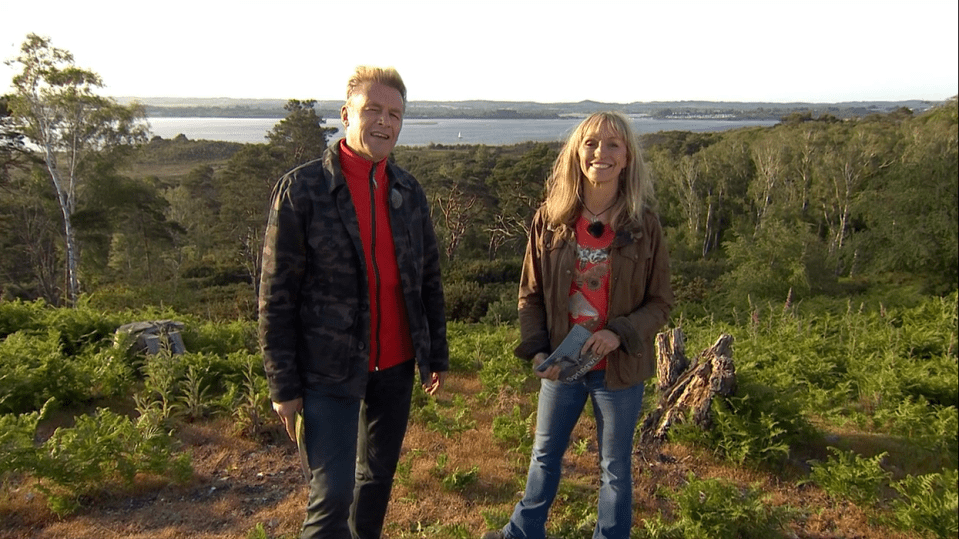 Chris Packham and Michaela Strachan opened the show live from their new base in RSPB in Dorset