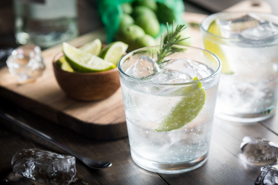 Gin can leave you feeling dehydrated