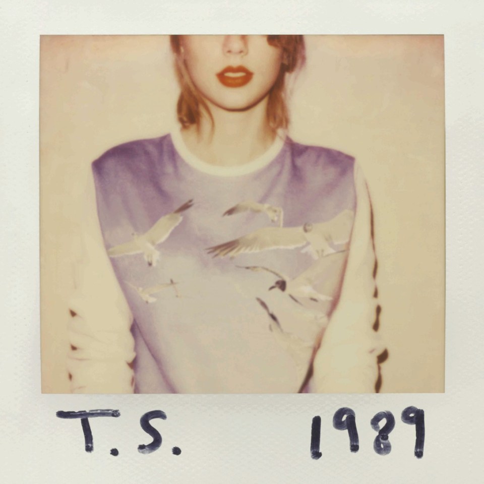 The album cover for Taylor's 1989