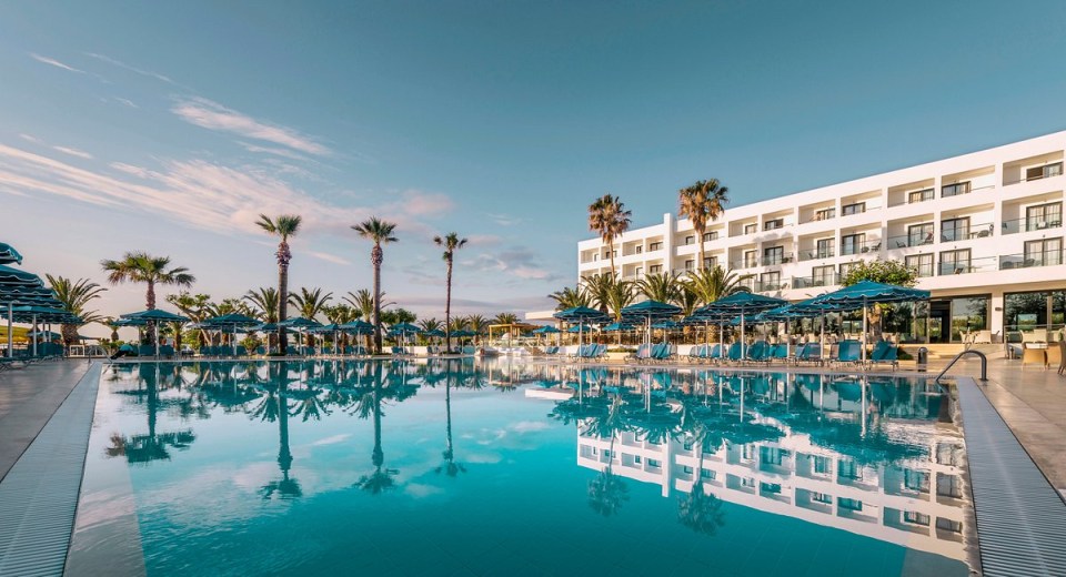 Mitsis Faliraki Beach Hotel & Spa has a stunning pool