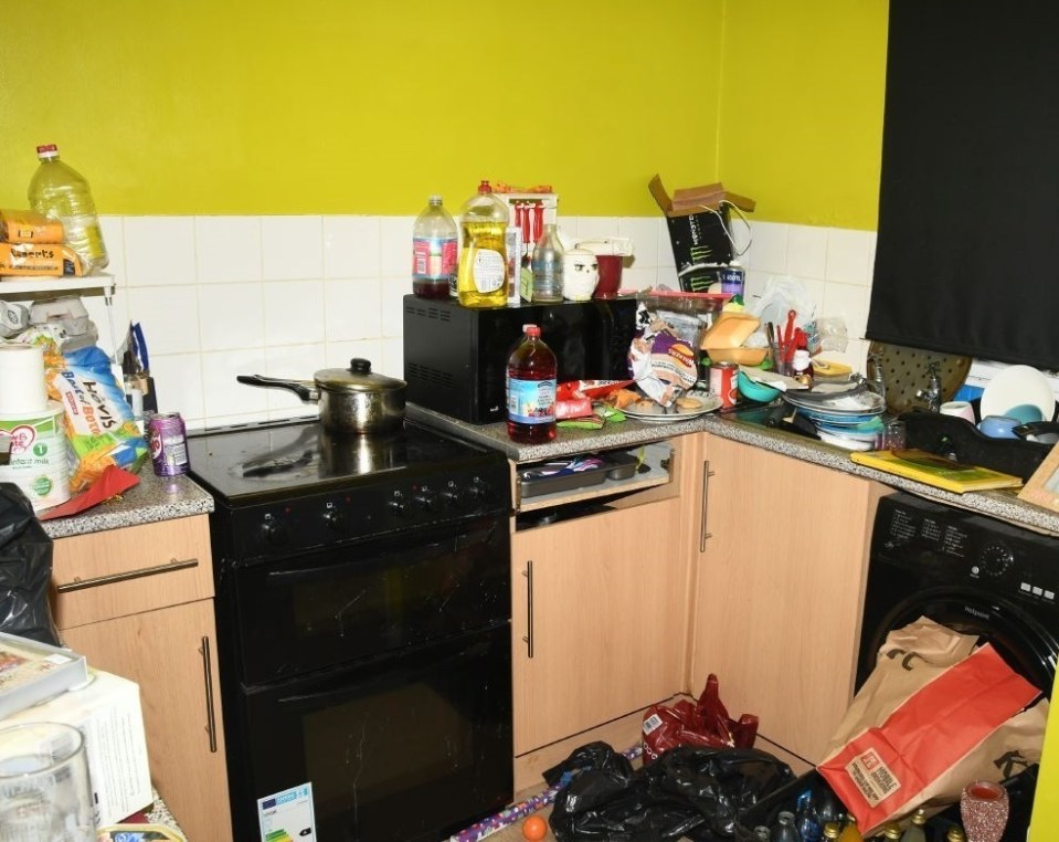 Weeks later it was back to a squalid state after the baby was placed back in their care