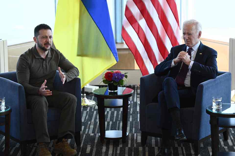 Zelensky was meeting with US President Joe Biden when he first appeared to confirm the loss of Bakhmut