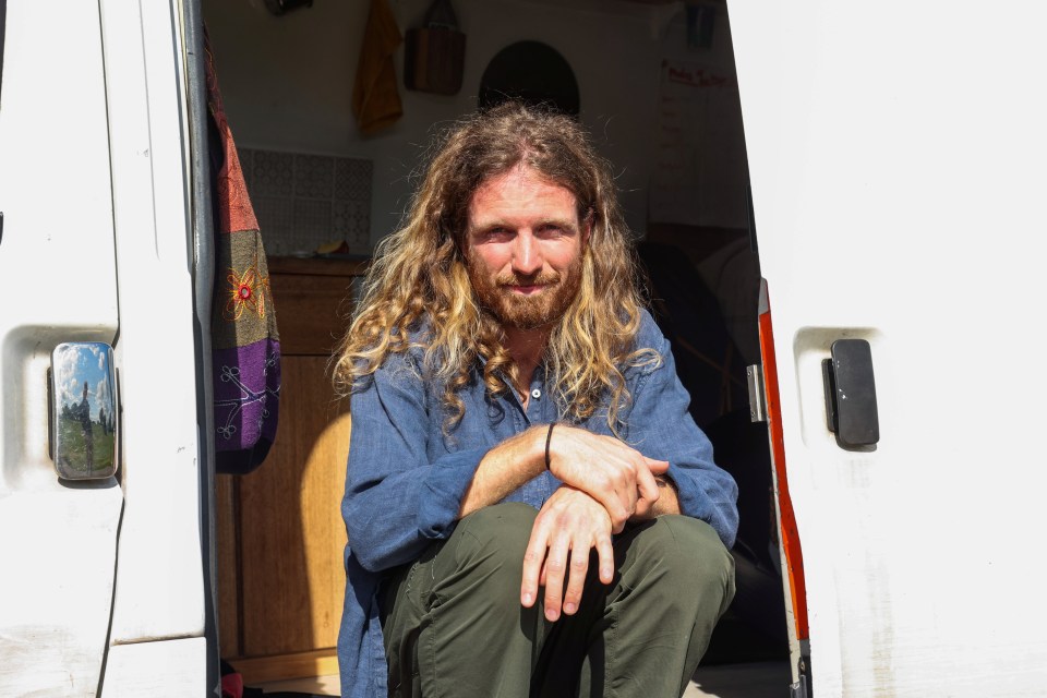 Tom Dunn, 29, is one of the "van dwellers" slapped with an injunction order