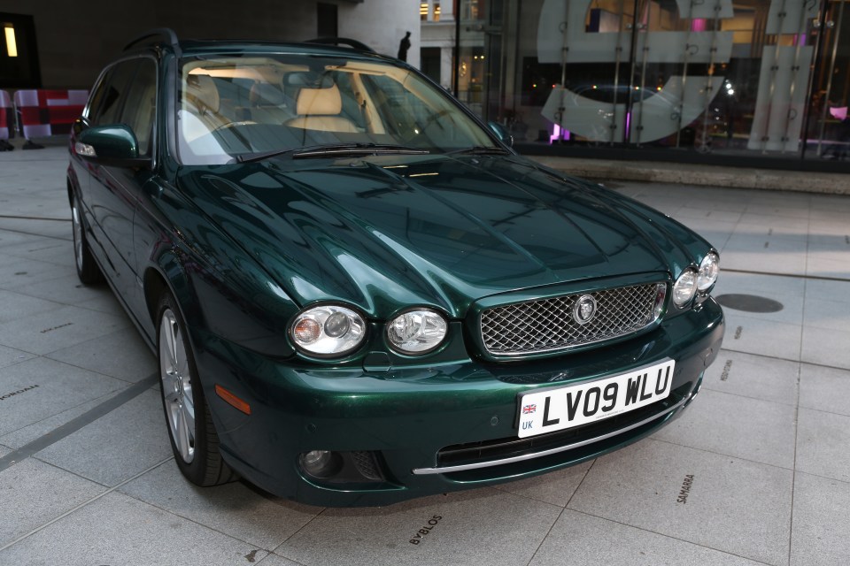 Evans bought a 2009 Jaguar X-Type Estate whose first owner had been Queen Elizabeth II, though auctioned it off this year for Comic Relief.